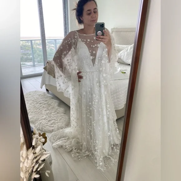 Bohemian Wedding Gown- Counting Stars by Boom Blush